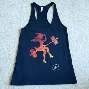 Barbell Witch workout tank
